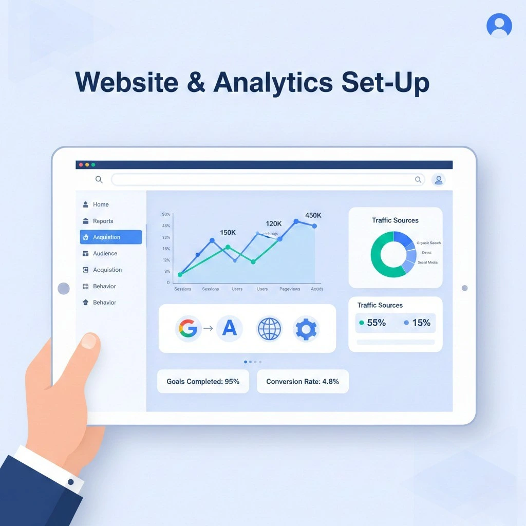 Professional Website & Analytics Set-up for Data-Driven Growth