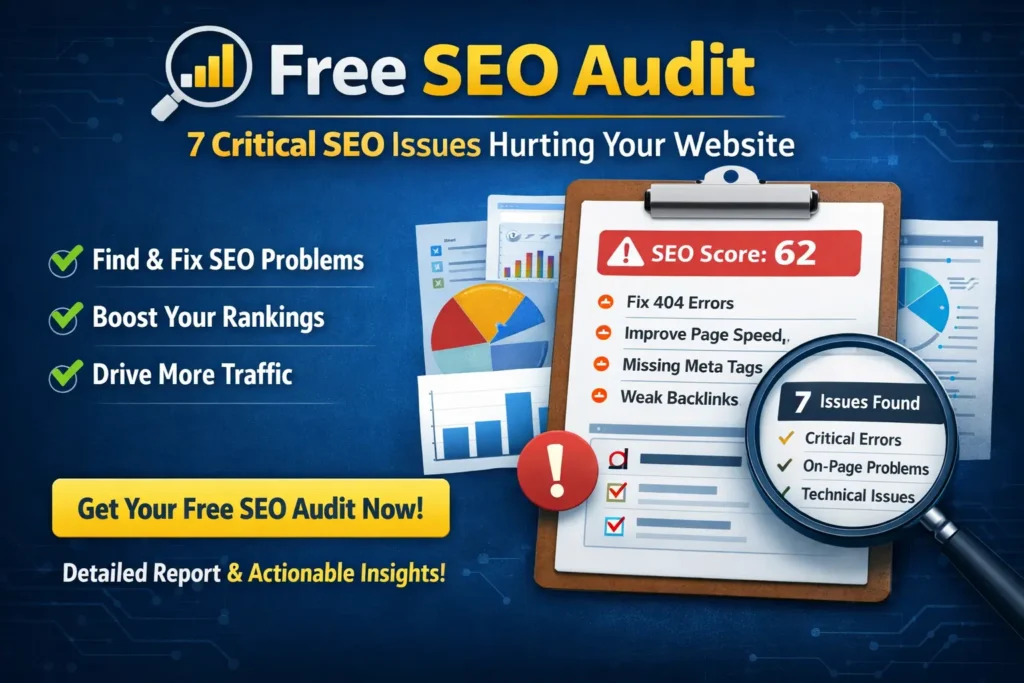 Free SEO Audit 7 Critical SEO Issues Hurting Your Website