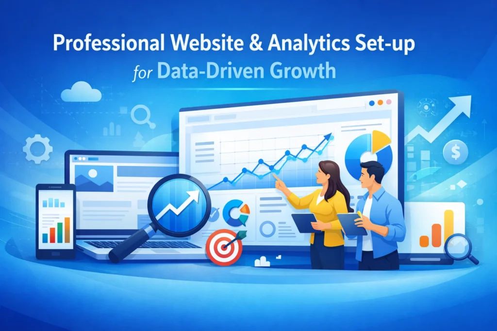 Professional Website & Analytics Setup for Smarter Growth